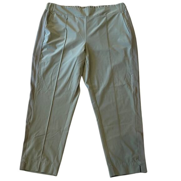 J.Jill Fit Kalamata Green Pull On Active Pant Size L - Picture 1 of 9